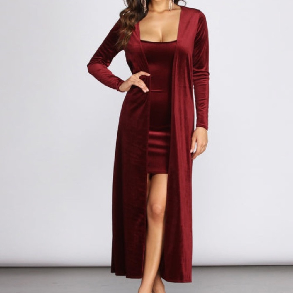 Velvet Luxe Duster